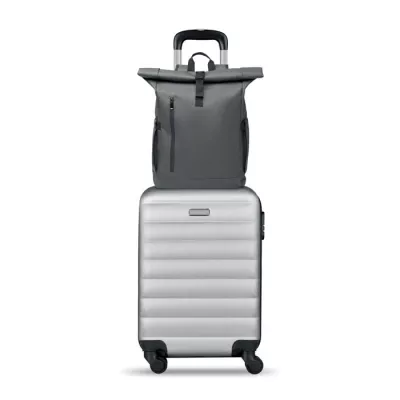 Plecak rolltop na laptop RPET 600D BANGKOK ROLL - Kamienny Szary (MO2643-15)