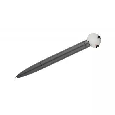 Długopis ze spinerem SKIPPI - Jabłko - szary (19828-14)