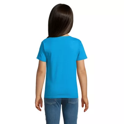 Koszulka organiczna 150 g/m² Sol's CRUSADER KIDS - Aqua (S03580-AQ)
