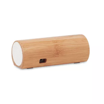 Głośnik w bambusowej obudowie 2x5W SPEAKBOX - Drewna (MO6219-40)