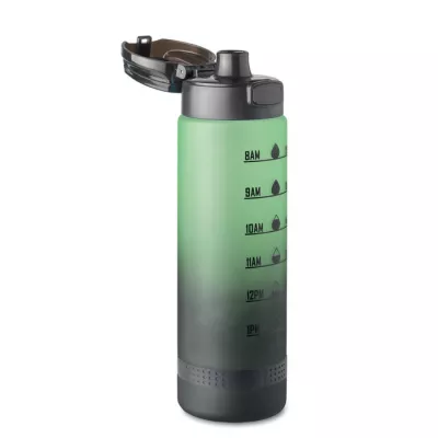 Butelka sportowa z RPET 1000 ml LEVEL - Zielony (MO2409-09)