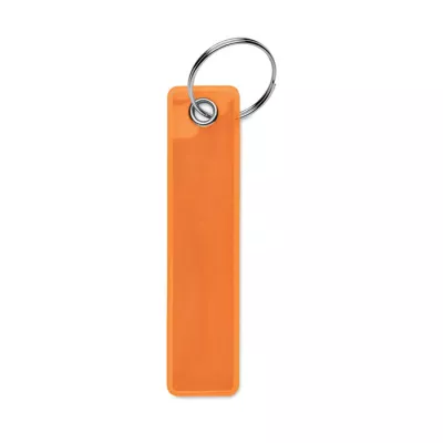 Brelok odblaskowy z PVC KEYFLECT - Fluorescencyjny Pomaranczowy (MO2626-71)