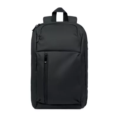 Plecak na laptop 15" z RPET 15 l DOHA - Czarny (MO3123-03)