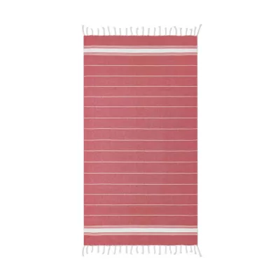 Ręcznik hammam bawełniany 90x170 cm 180 g/m² MALIBU - Czerwony (MO9221-05)