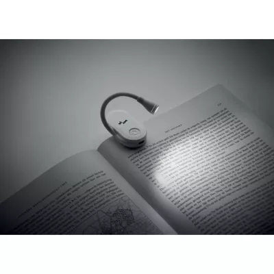 Lampka LED do książki z akumulatorem SCENE REPLA - Bialy (MO3241-06)