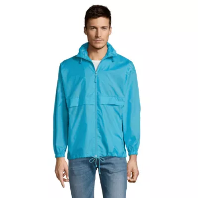 Kurtka wiatrówka unisex wodoodporna Sol's SURF - Niebieski Atol (S32000-AL)