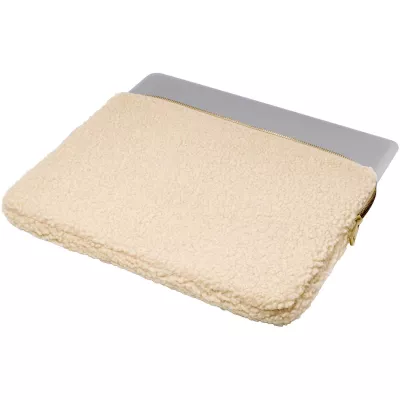Bear 13-calowe etui sherpa na laptopa z recyklingu z certyfikatem GRS, o pojemności 2 l - Piasek pustyni (12077506)