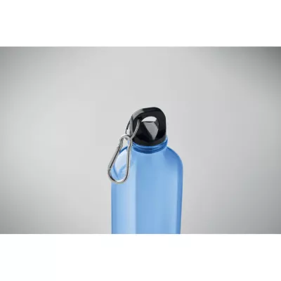Butelka z RPET z karabińczykiem 500 ml MOSS RE500 - Przezroczysty Niebieski (MO2803-23)
