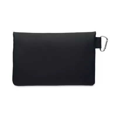 Organizer podróżny RPET 600D na zamek CARRY - Czarny (MO2642-03)