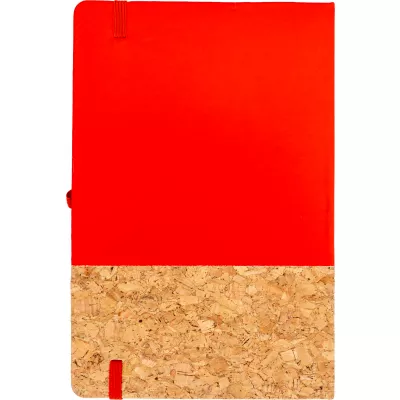 Notes A5 w linie NANTES - czerwony (139505)