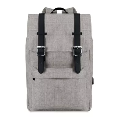 Plecak na laptopa 15" z klapą magnetyczną RIGA - Szary (MO9439-07)
