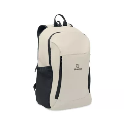 Plecak na laptop 15" z PU z ukrytą komorą KOROVIN - Zgaszona Biel (MO2684-43)
