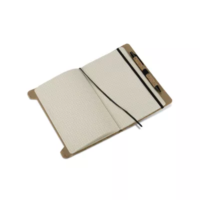 Notes z okładką z naturalnego korka SKRIP A5 - beżowy (18227-17)