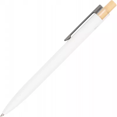 Zestaw piśmienny długopis półżelowy i ołówek automatyczny z aluminium z recyklingu SIEGFRIED - biały (1442606)