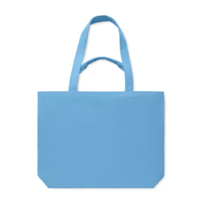 Torba plażowa z recyklingu 320 g/m² MALDI BEACH - Turkusowy (MO2485-12)