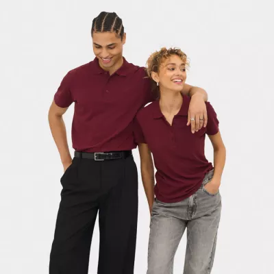 Koszulka polo męska piqué 170 g/m² Sol's SUMMER II - Burgundy (S11342-BG)