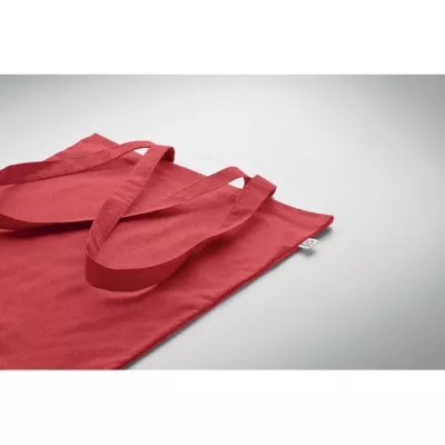 Torba z bawełny z recyklingu 140 g/m² VIVEKA COLOUR - Czerwony (MO2302-05)