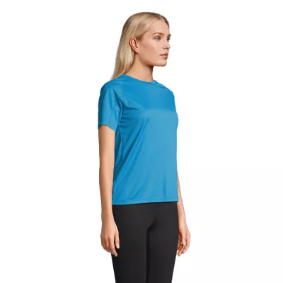 Koszulka sportowa damska Sol's VORTEX WOMEN - Aqua (S04788-AQ)