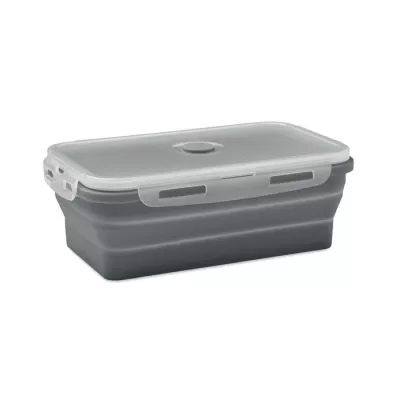 Lunchbox składany silikonowy 1200 ml KOLAPSO - Kamienny Szary (MO2549-15)