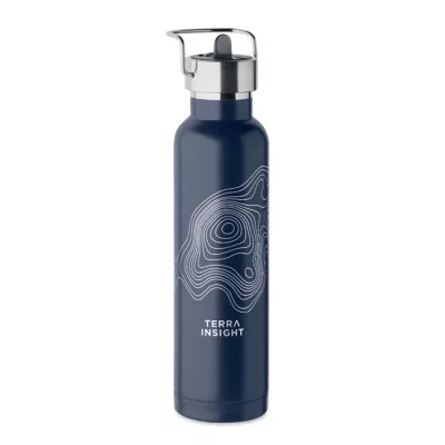 Butelka termiczna ze słomką 660 ml RIFLOW - Francuski Granat (MO2283-85)