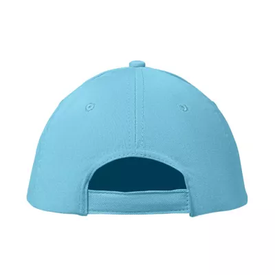 Czapka z daszkiem bawełniana 160 g/m² BASIE APOLLO - Baby Blue (MO8834-66)