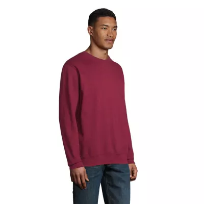 Bluza unisex bez kaptura 280 g/m² Sol's COLUMBIA - Burgundy (S03814-BG)
