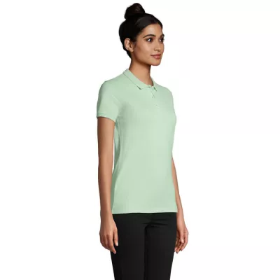 Polo damskie organiczne 170 g/m² Sol's PLANET WOMEN - Frozen Green (S03575-GN)