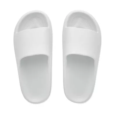 Klapki basenowe unisex z EVA rozmiar 40–41 EVASLIDE - Bialy (MO2897-06)