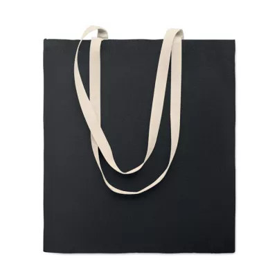 Torba bawełniana 140 g/m² ZEVRA COLOUR - Czarny (MO2868-03)