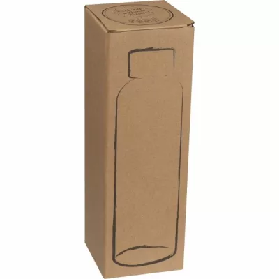 Butelka szklana KLAGENFURT 500 ml - ciemnoszary (084277)