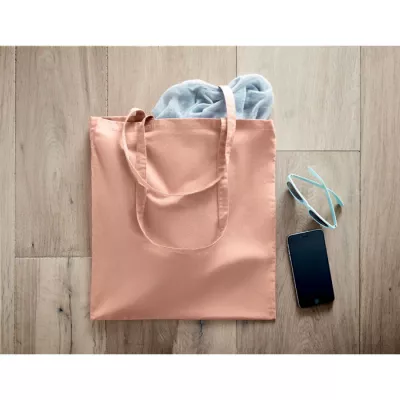 Torba z bawełny organicznej 140 g/m² ZIMDE COLOUR - Pomaranczowy (MO6189-10)