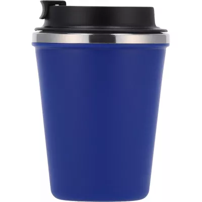 Kubek termiczny 350 ml z powłoką z recyklingu METODY - niebieski (8496204)