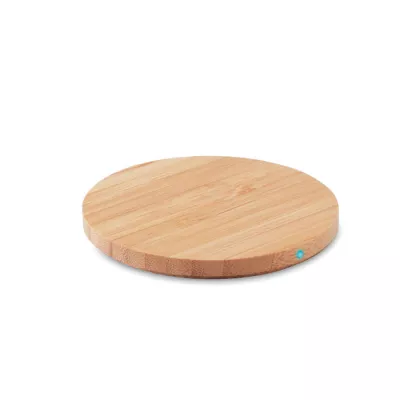 Ładowarka bezprzewodowa bambusowa 15W RUNDO LUX - Drewna (MO6924-40)