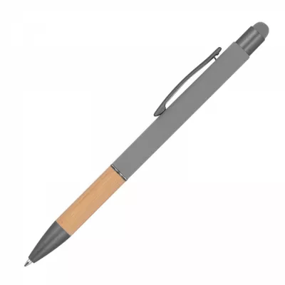 Długopis metalowy touch pen soft touch BRYGIDA - szary (1358107)