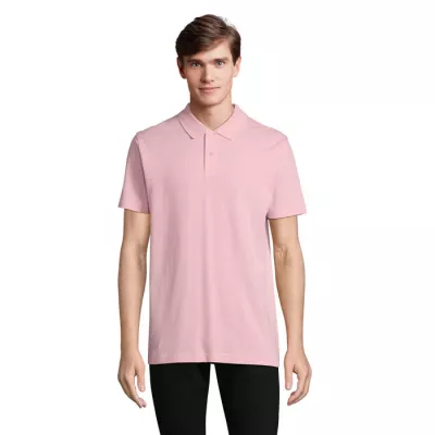 Koszulka polo unisex z czesanej bawełny Sol's PULSE - Cukierowy Róż (S04502-AX)