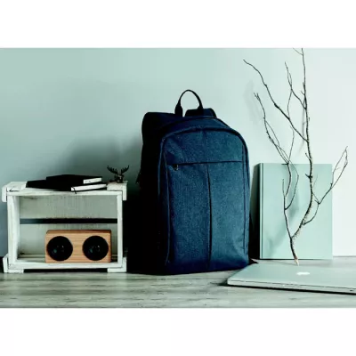 Plecak na laptopa 15" z poliestru 360D STOCKHOLM BAG - Niebieski (MO8958-04)