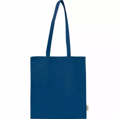 Torba bawełniana z długimi uszami 180g/m2 z materiałów z recyklingu GLEN - granatowy (6469844)