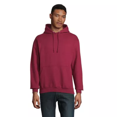 Bluza unisex z kapturem 280 g/m² Sol's CONDOR - Burgundy (S03815-BG)
