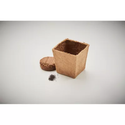 Zestaw do uprawy mięty w doniczce torfowej MINT KIT - Bezowy (MO2410-13)