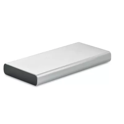 Powerbank 10 000 mAh aluminiowy POWERFLAT 10C - Srebrny Mat (MO6770-16)
