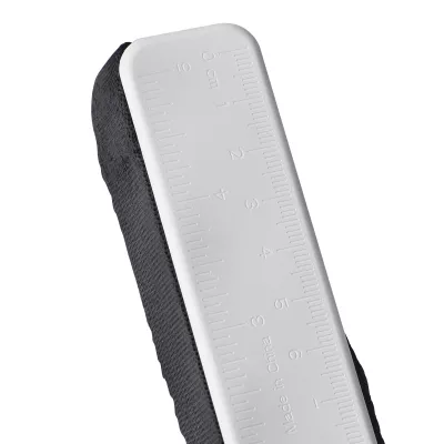 Powerbank 5 w 1 - waga samochodowa - latarka - linijka - miernik temperatury - biały (LT95563-N0001)