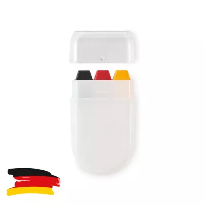 Sztyft do malowania ciała w barwach flagi CHEER - Zólty (MO2807-08)