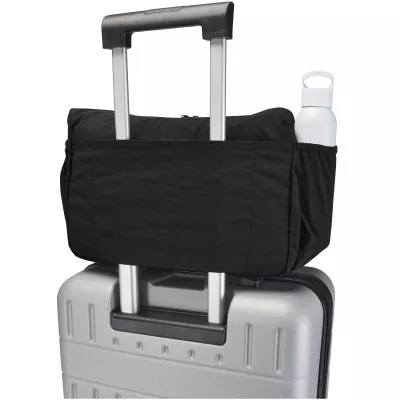Calli - torba na laptopa o przekątnej 13 cali wykonaa z recyklingowanego nylonu z certyfikatem GRS - Czarny (12081090)