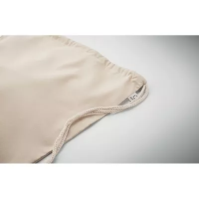 Worek ze sznurkiem z recyklingu 140 g/m² CABETRI - Bezowy (MO2401-13)