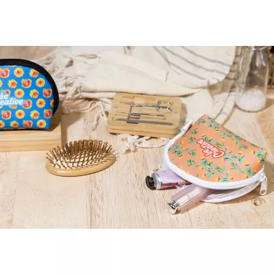 CreaBeauty Soft S personalizowana kosmetyczka RPET - biały (AP715006-01)