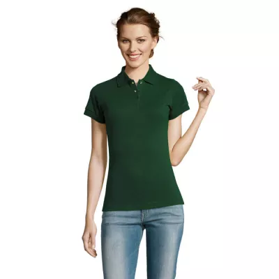 Koszulka polo damska 200 g/m² Sol's PRIME WOMEN - Ciemno-Zielony (S00573-BO)