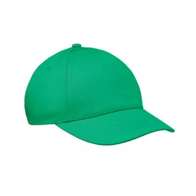 Czapka z daszkiem dziecięca 180 g/m² BUZZ KIDS - Zielony (MO2346-09)