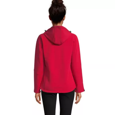 Softshell z kapturem 340 g/m² Sol's REPLAY WOMEN - Pepper Red (S46802-PE)