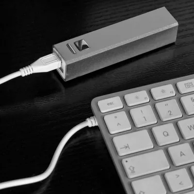 Power bank 2200 mAh PORT HOPE - szary (302907)