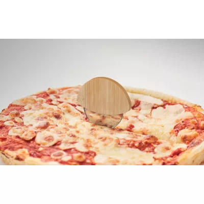 Nóż do pizzy z bambusowym uchwytem NAPOL - Drewna (MO2913-40)
